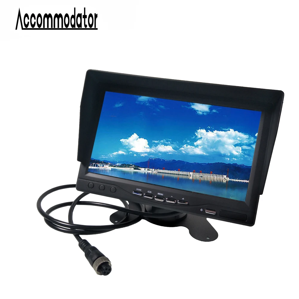 7 Inch LCD Car Dashboard Color Monitor for Rearview Vehicle Backup Parking Cameras
7 Inch LCD Car Dashboard Color Monitor for Rearview Vehicle Backup Parking Cameras