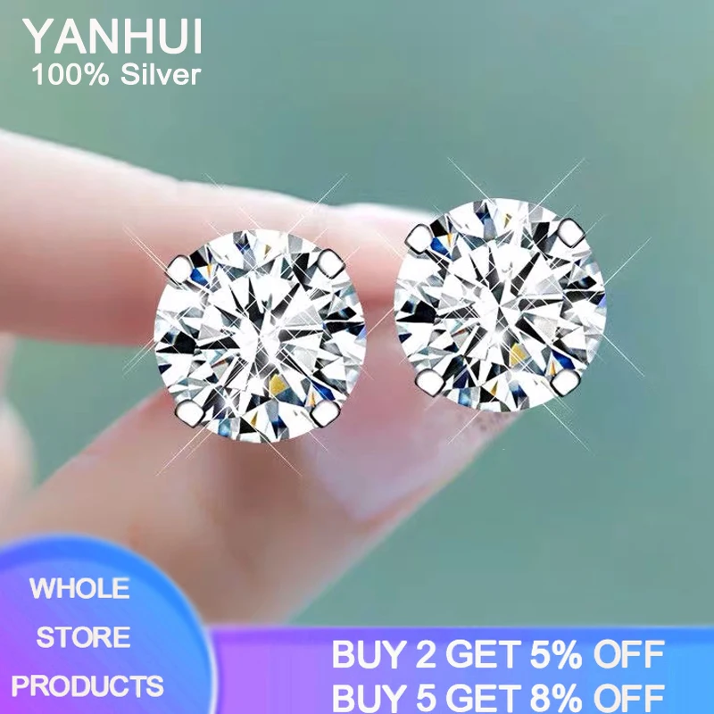 YANHUI тибетские серебряные серьги 3-8 мм с четырьмя когтями циркониевые серьги-гвоздики для женщин девушек ювелирные изделия для ушей E309
YANHUI тибетские серебряные серьги 3-8 мм с четырьмя когтями циркониевые серьги-гвоздики для женщин девушек ювелирные изделия для ушей E309