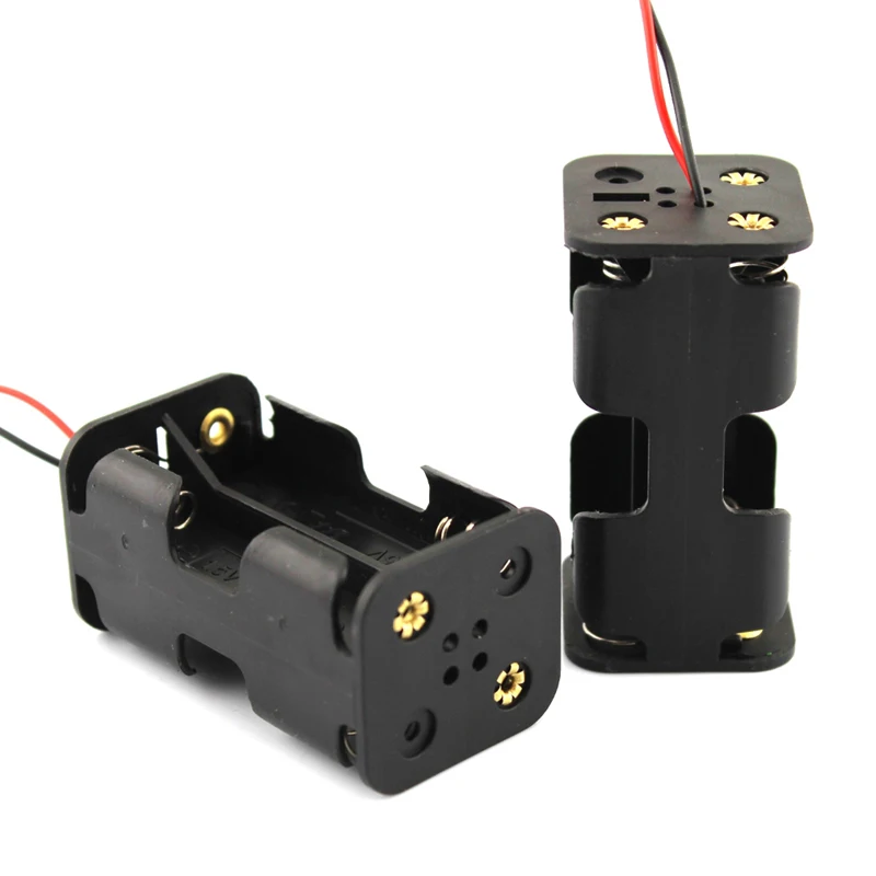 4 x AA Battery Holder Storage Case Box Back to Back 4 Slots AA Batteries With Wire Leads for DIY Power Bank Battery Container
4 x AA Battery Holder Storage Case Box Back to Back 4 Slots AA Batteries With Wire Leads for DIY Power Bank Battery Container