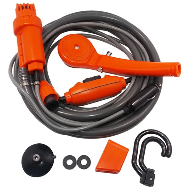 Portable Car Washer 12V Camping Shower DC Car Shower High Pressure Power Washer Electric Pump For Outdoor Camping Travel pet
Portable Car Washer 12V Camping Shower DC Car Shower High Pressure Power Washer Electric Pump For Outdoor Camping Travel pet