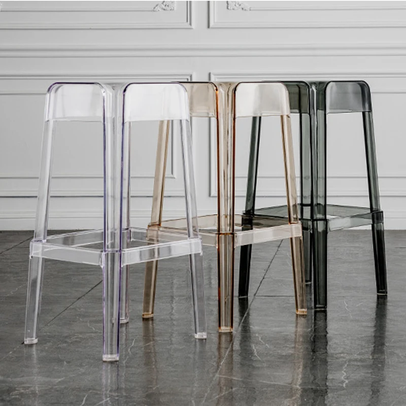 FOSUHOUSE Transparent Square Stool Fashion Creative Plastic Acrylic High Bar Stool Simple Modern Kitchen Bar Furniture Stools
FOSUHOUSE Transparent Square Stool Fashion Creative Plastic Acrylic High Bar Stool Simple Modern Kitchen Bar Furniture Stools