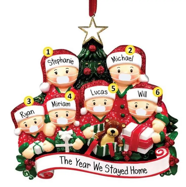Christmas Tree Ornament Decoration for Family Wishes Pendant PVC Santa Claus DIY Name Ornament Christmas Decor Pendant SN3445
Christmas Tree Ornament Decoration for Family Wishes Pendant PVC Santa Claus DIY Name Ornament Christmas Decor Pendant SN3445