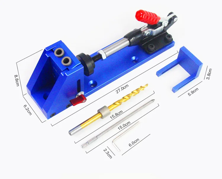 Woodworking oblique hole drilling 9.5mm puncher oblique hole locator woodworking DIY tools
Woodworking oblique hole drilling 9.5mm puncher oblique hole locator woodworking DIY tools
