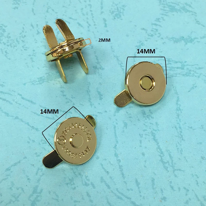 100set Metal 14mm Magnetic Snap Fasteners Clasps Buttons Handbag Purse Wallet Craft Bags Sewing Leather Parts Accessories
100set Metal 14mm Magnetic Snap Fasteners Clasps Buttons Handbag Purse Wallet Craft Bags Sewing Leather Parts Accessories