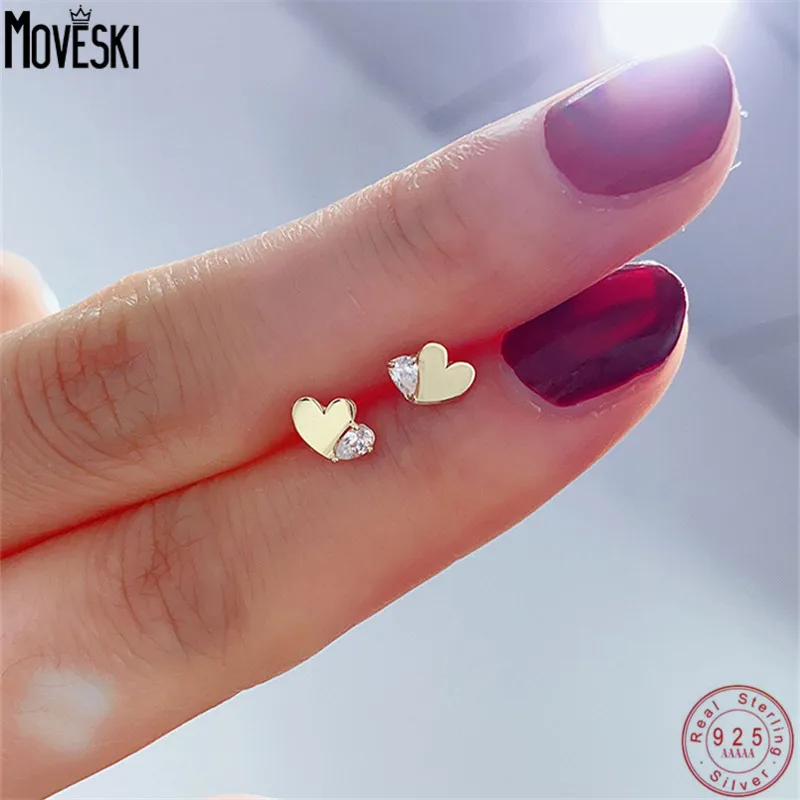 MOVESKI 925 Sterling Silver Korean Retro Simple Heart Earrings Women Boutique Jewelry High-End Banquet Gift Jewelry
MOVESKI 925 Sterling Silver Korean Retro Simple Heart Earrings Women Boutique Jewelry High-End Banquet Gift Jewelry