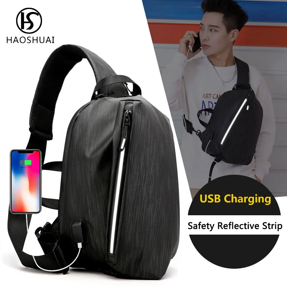 Crossbody Reflective Bags Men Shoulder Chest Bag Pack Single Shoulder Backpack Large Capacity Travel Crossbody Bolsas Bag New
Crossbody Reflective Bags Men Shoulder Chest Bag Pack Single Shoulder Backpack Large Capacity Travel Crossbody Bolsas Bag New