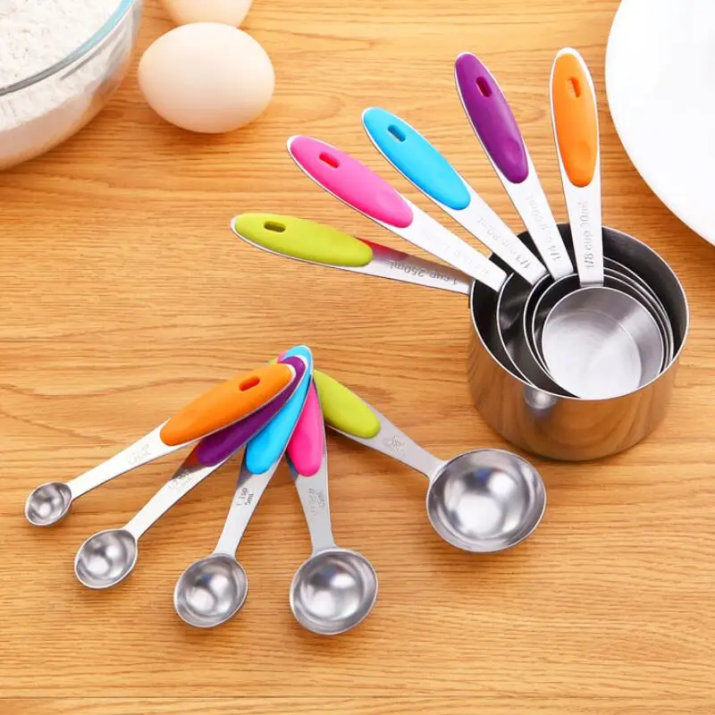10pc/set Stainless Steel Measuring Spoon Scale Kitchen Baking Tools Measuring Cups and Spoons Set LX7720
10pc/set Stainless Steel Measuring Spoon Scale Kitchen Baking Tools Measuring Cups and Spoons Set LX7720