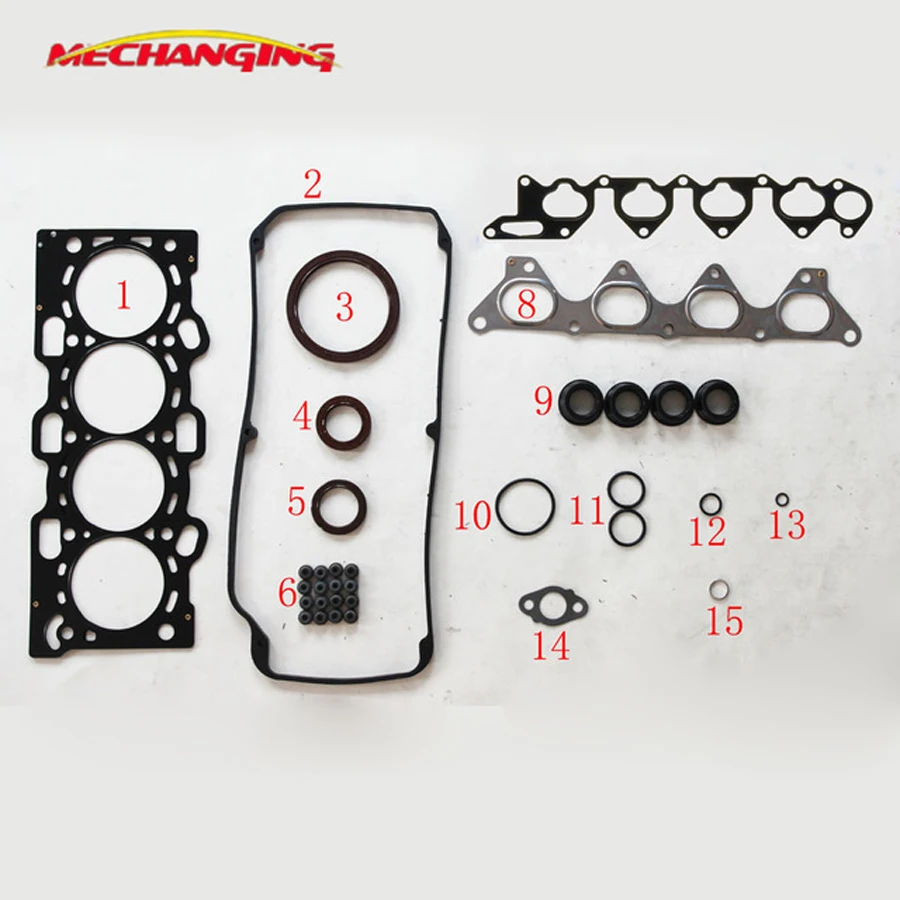 4G93 FOR MITSUBISHI PAJERO PININ 1.8 H76W, H66W Metal Engine Rebuild Kits Full Set Engine Gasket 50239100
4G93 FOR MITSUBISHI PAJERO PININ 1.8 H76W, H66W Metal Engine Rebuild Kits Full Set Engine Gasket 50239100