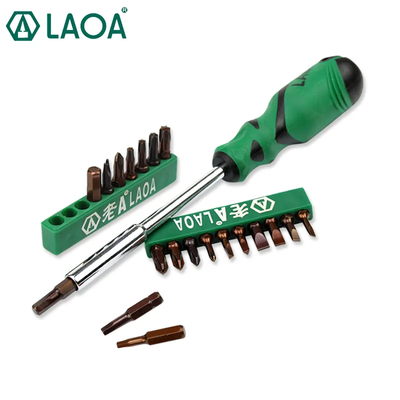 LAOA 20PCS Multi-function Magnetic Screwdriver Tools Hardness HRC60 Professional Screwdriver Bits Repair Kit
LAOA 20PCS Multi-function Magnetic Screwdriver Tools Hardness HRC60 Professional Screwdriver Bits Repair Kit