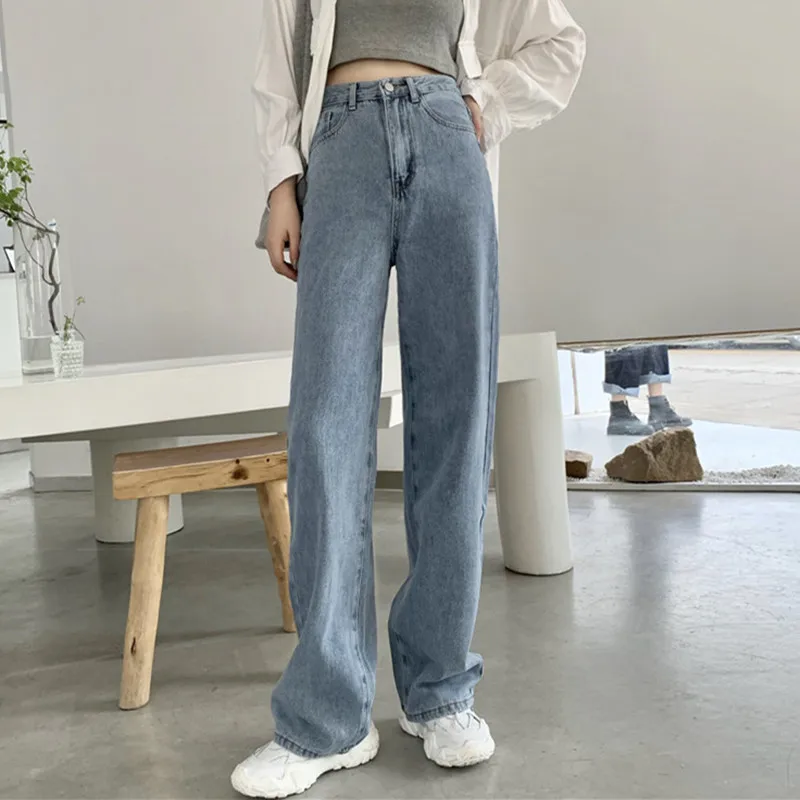 Woman Jeans High Waist Clothes Wide Leg Denim Clothing Blue Streetwear Vintage Quality Nice Vogue Harajuku Straight Pants
Woman Jeans High Waist Clothes Wide Leg Denim Clothing Blue Streetwear Vintage Quality Nice Vogue Harajuku Straight Pants