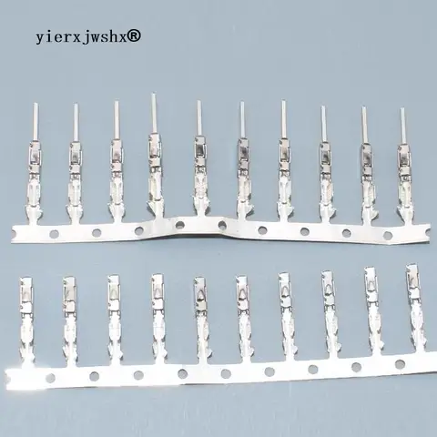 yierxjwshx ECU Coil Module Male Female Crimp Terminals (Pins) For Repair Wire 000979009E 000979165E For Audi VWVAG Skoda Porsche