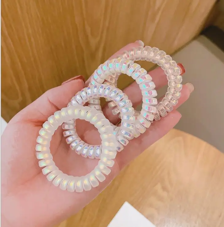 bangle hair band Scrunchies Telephone Wire Gum For Ladies Elastic Hair Band Rope Candy Colored Bracelet Ponytail Scrunchy Girl
bangle hair band Scrunchies Telephone Wire Gum For Ladies Elastic Hair Band Rope Candy Colored Bracelet Ponytail Scrunchy Girl