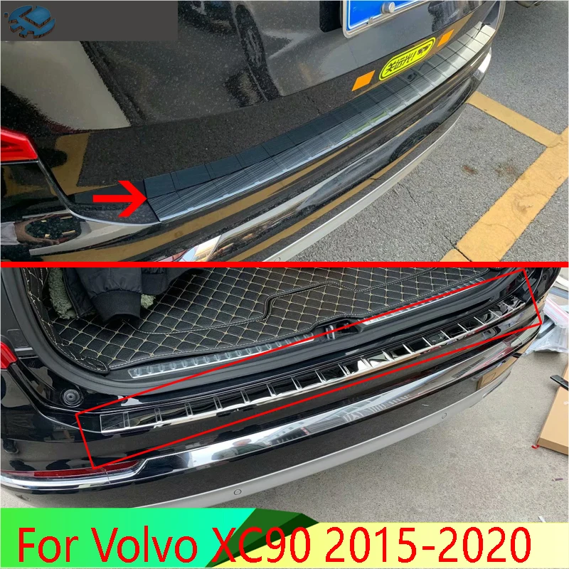 Для Volvo XC90 2015-2020 автомобильные аксессуары из нержавеющей стали задний бампер Защита подоконник снаружи багажника декоративная пластина
Для Volvo XC90 2015-2020 автомобильные аксессуары из нержавеющей стали задний бампер Защита подоконник снаружи багажника декоративная пластина
