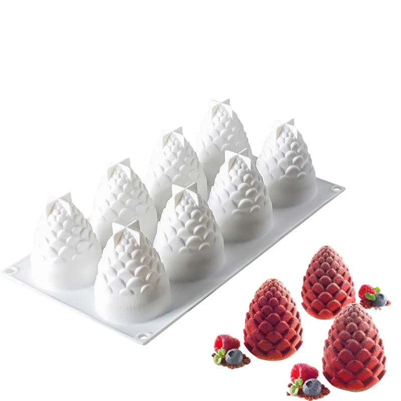 3D Pine Cones Silicone Mold Candle DIY Handmade Aromatherapy Candles1/8HolesChocolate Cakes Mousse Ice Cream Dessert
3D Pine Cones Silicone Mold Candle DIY Handmade Aromatherapy Candles1/8HolesChocolate Cakes Mousse Ice Cream Dessert