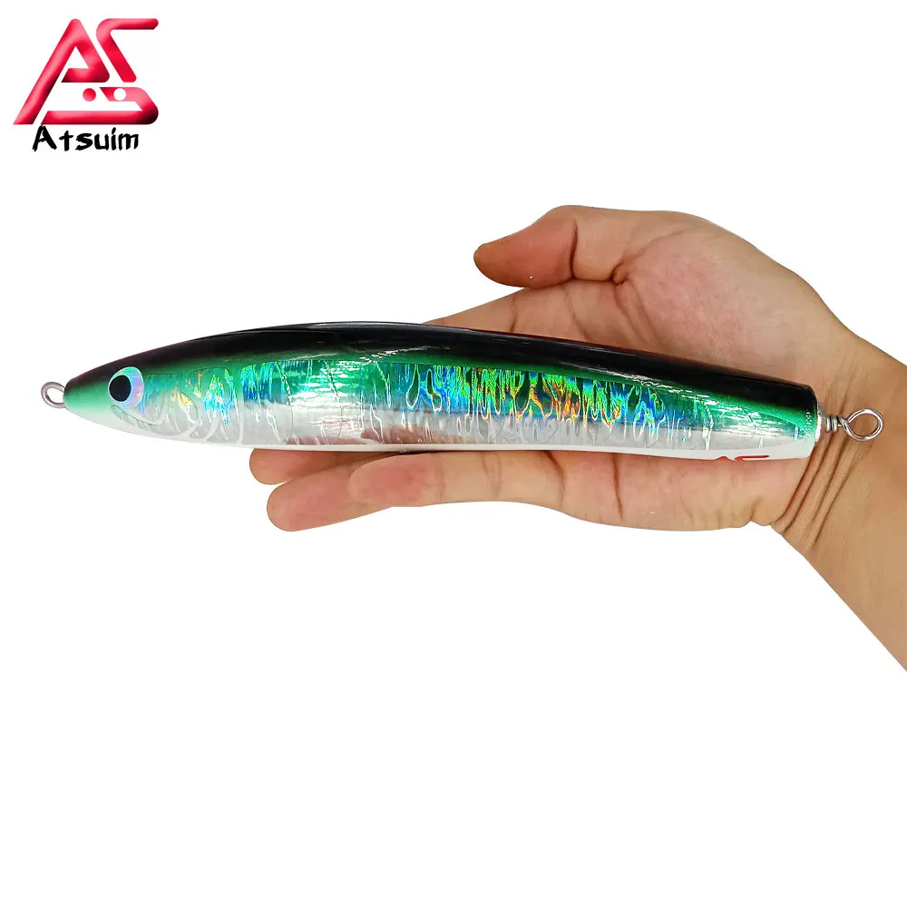 Карандаш AS TopWater для ловли тунца, рыболовная приманка GT, деревянные искусственные плавающие длинные воблеры для троллинга, 65 г, 120 г
Карандаш AS TopWater для ловли тунца, рыболовная приманка GT, деревянные искусственные плавающие длинные воблеры для троллинга, 65 г, 120 г