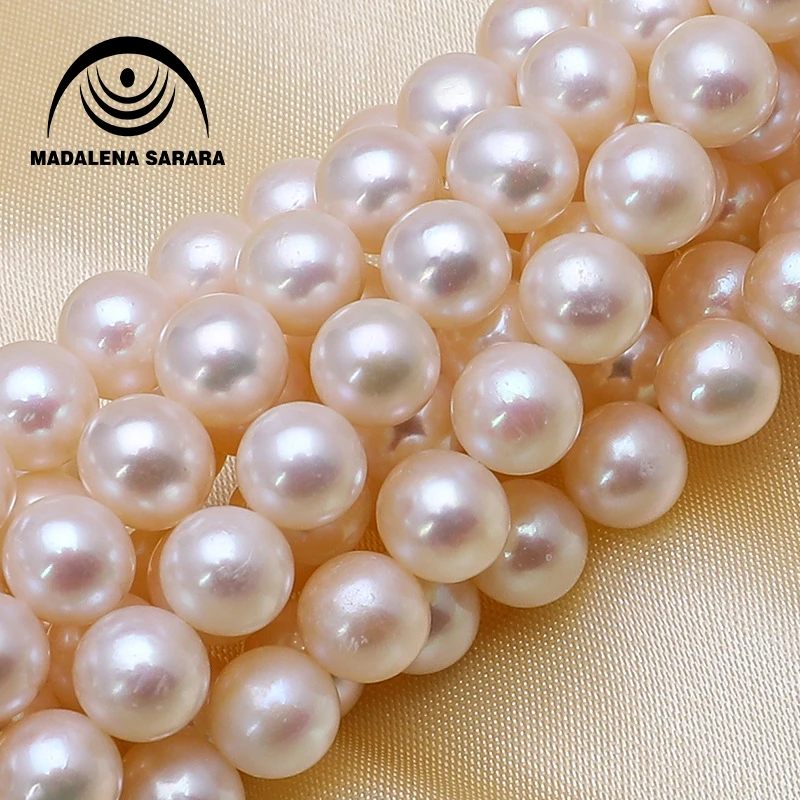 MADALENA SARARA 7-8mm AAA Freshwater Pearl Genuine Natural Pearl Pink White Purple For DIY Jewelry Making 18" Factory Wholesale
MADALENA SARARA 7-8mm AAA Freshwater Pearl Genuine Natural Pearl Pink White Purple For DIY Jewelry Making 18" Factory Wholesale