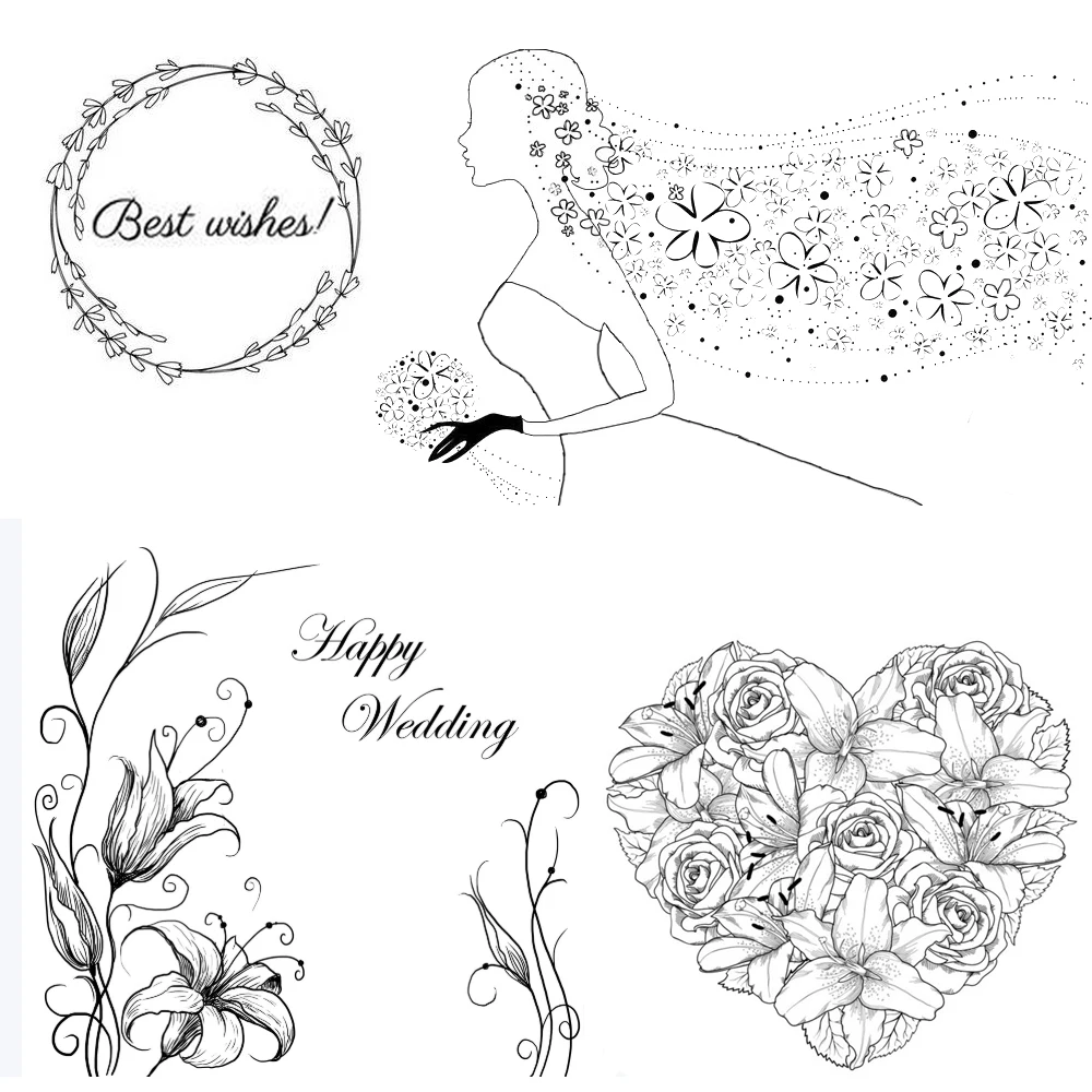 DABOXIBO Happy Wedding Clear Stamps Mold For DIY Scrapbooking Cards Making Decorate Crafts 2020 NEW Arrival
DABOXIBO Happy Wedding Clear Stamps Mold For DIY Scrapbooking Cards Making Decorate Crafts 2020 NEW Arrival