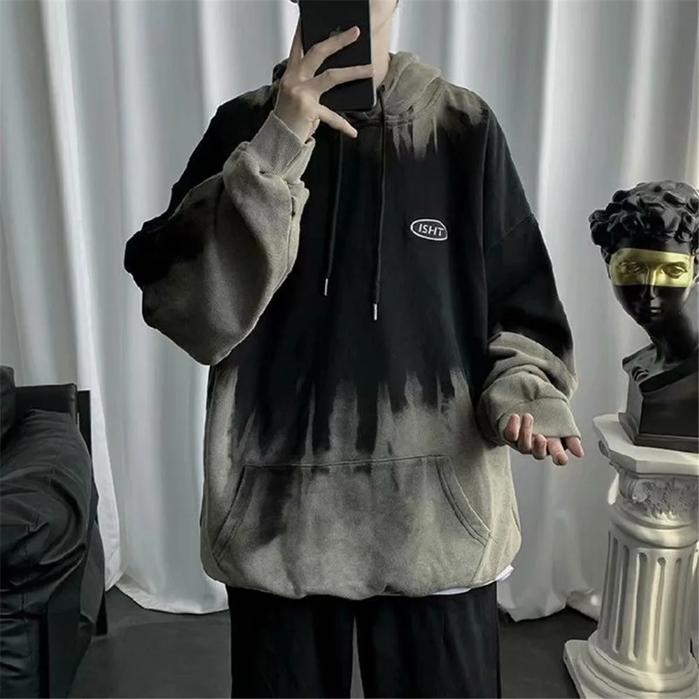 Cool Tie Dyed Hoodie Streetwear Korean Nice Loose Sweatshirt Spring Tops Casual Funny Spring Autumn Harajuku Hoodies Male
Cool Tie Dyed Hoodie Streetwear Korean Nice Loose Sweatshirt Spring Tops Casual Funny Spring Autumn Harajuku Hoodies Male