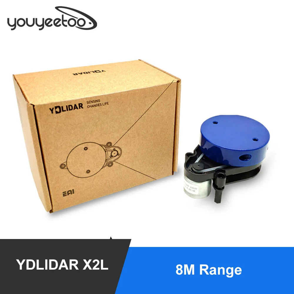 YouyeetooSmartFly YDLIDAR X2L-низкая стоимость 2D лазерный радар-сканер, модуль датчика для ROS SLAM робота в помещении
YouyeetooSmartFly YDLIDAR X2L-низкая стоимость 2D лазерный радар-сканер, модуль датчика для ROS SLAM робота в помещении