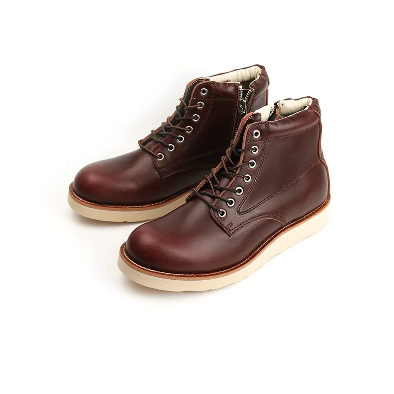 New Handmade Autumn Winter Japanese Vintage Men Boots Round Toe Zipper Genuine Leather Shoes Tooling Ankle Boot Motorcycle Boots
New Handmade Autumn Winter Japanese Vintage Men Boots Round Toe Zipper Genuine Leather Shoes Tooling Ankle Boot Motorcycle Boots