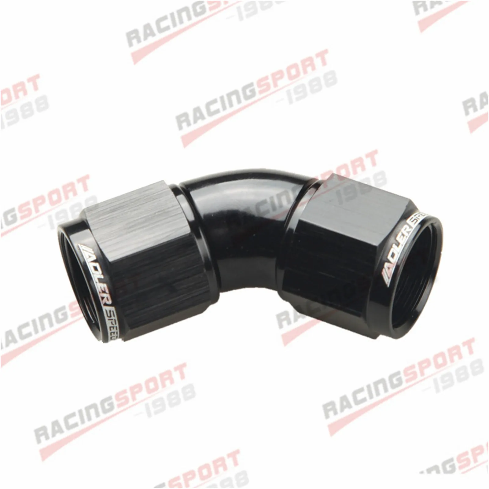 AN -10 AN10 To AN 10 45 Degree Female to Female Full Flow Adapter Black/Red-Blue
AN -10 AN10 To AN 10 45 Degree Female to Female Full Flow Adapter Black/Red-Blue