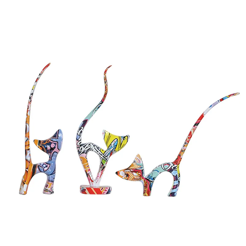 3-piece set European and American Modern Three Kittens Creative Color Resin Crafts Ornaments Animal Gifts Living Room Bedroom
3-piece set European and American Modern Three Kittens Creative Color Resin Crafts Ornaments Animal Gifts Living Room Bedroom