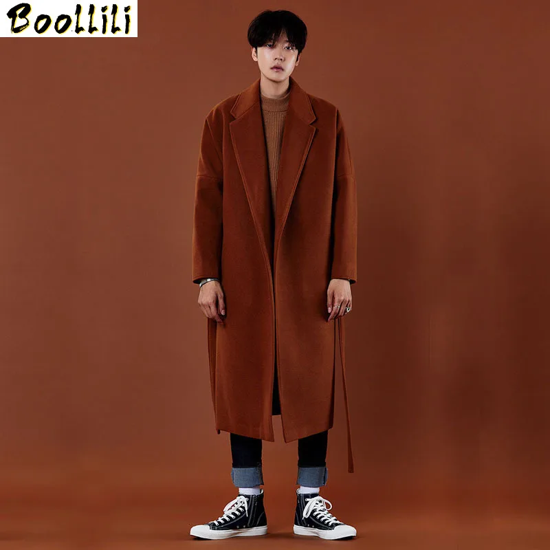 Wool X-Long Mens Coat Men Cashmere Overcoat Turn-down Collar Belt Men's Winter Jacket Men Brand-Clothing Black Mens Coat
Wool X-Long Mens Coat Men Cashmere Overcoat Turn-down Collar Belt Men's Winter Jacket Men Brand-Clothing Black Mens Coat