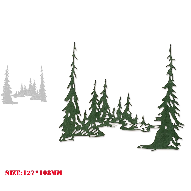 New Metal Cutting Dies for 2021 DIY Scrapbooking Winter Forest Tree Pines Mold Embossing Paper Card Crafts Stencil
New Metal Cutting Dies for 2021 DIY Scrapbooking Winter Forest Tree Pines Mold Embossing Paper Card Crafts Stencil
