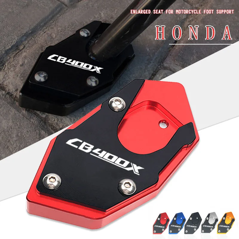 For HONDA CB400X CB400 X 2019-2022 2023 Motorcycle Kickstand Foot Side Stand Extension Pad Support Enlarge Plate
For HONDA CB400X CB400 X 2019-2022 2023 Motorcycle Kickstand Foot Side Stand Extension Pad Support Enlarge Plate
