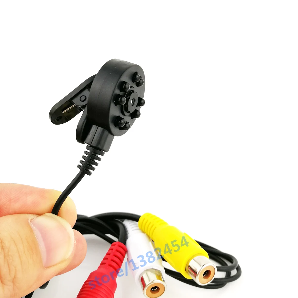 CCTV Video Audio Camera Micro Mini Camera Analog Camera with 8PCS 940nm IR LEDs Night Vision indoor
CCTV Video Audio Camera Micro Mini Camera Analog Camera with 8PCS 940nm IR LEDs Night Vision indoor
