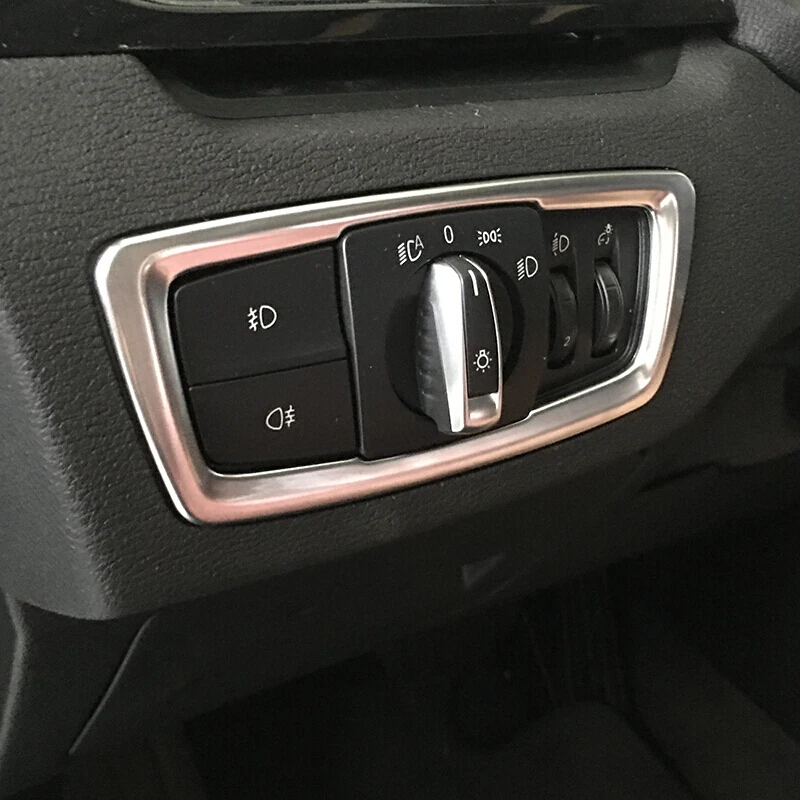 For BMW X1 F48 2016 2017 2018 Car Headlamps Adjustment Switch cover trim Stainless steel auto accessories styling
For BMW X1 F48 2016 2017 2018 Car Headlamps Adjustment Switch cover trim Stainless steel auto accessories styling