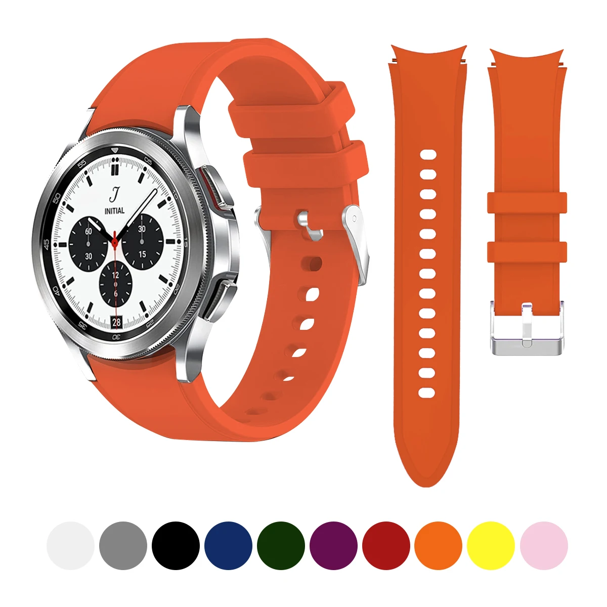 Ремешок силиконовый для Samsung Galaxy Watch 4 Classic, спортивный браслет для смарт-часов 46 мм 42 мм 20 мм, 44 мм 40 мм
Ремешок силиконовый для Samsung Galaxy Watch 4 Classic, спортивный браслет для смарт-часов 46 мм 42 мм 20 мм, 44 мм 40 мм