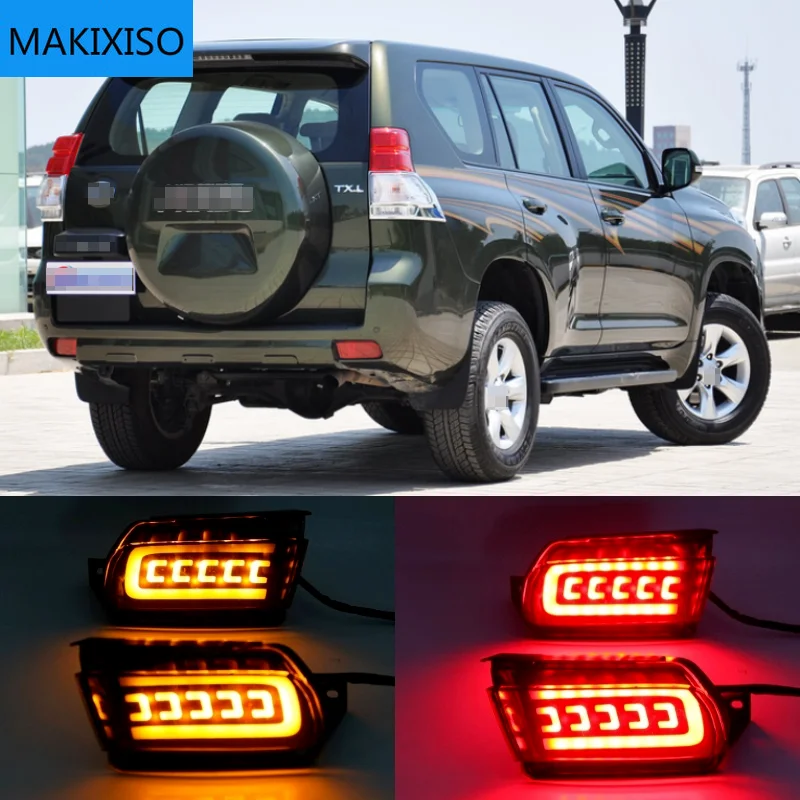 2PCS LED Reflector Rear Fog Lamp Fog Light Brake light turn signal For Toyota Land Cruiser Prado LC150 2010-2019
2PCS LED Reflector Rear Fog Lamp Fog Light Brake light turn signal For Toyota Land Cruiser Prado LC150 2010-2019