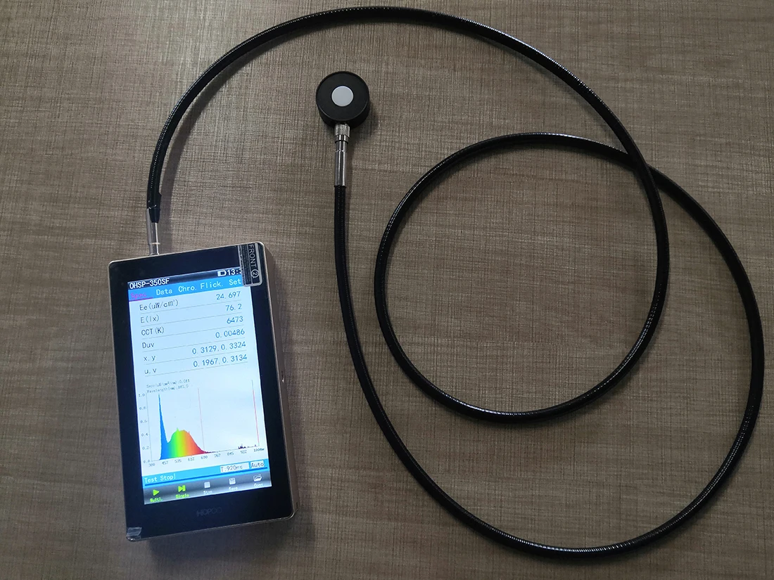 Full Spectrum Spectrometer Plant Par Ppfd Meter also Blue Light Test with Extension Cable
Full Spectrum Spectrometer Plant Par Ppfd Meter also Blue Light Test with Extension Cable