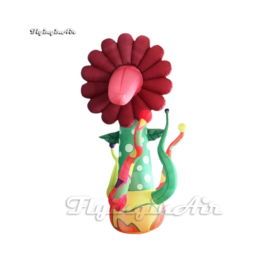 Theme Park Decorations Inflatable Artificial Flower 3m Plant Balloon Blow Up Cannibal Flower With Tongue For Yard And Garden
Theme Park Decorations Inflatable Artificial Flower 3m Plant Balloon Blow Up Cannibal Flower With Tongue For Yard And Garden