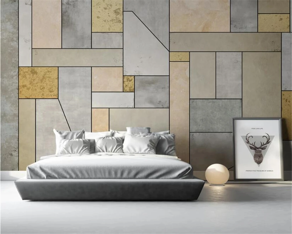 Custom wallpaper photo Nordic abstract geometric lines TV background wall paper living room bedroom mural 3d wallpaper
Custom wallpaper photo Nordic abstract geometric lines TV background wall paper living room bedroom mural 3d wallpaper