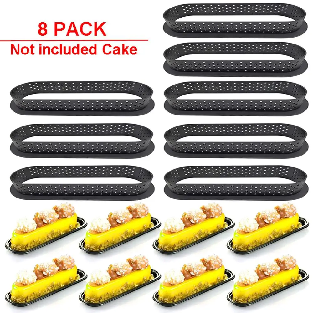 8Pcs Oval-Shape Mousse Circle Cutter Decorating Tool French Dessert DIY Cake Mold Perforated Ring Non Stick Bakeware Tart New
8Pcs Oval-Shape Mousse Circle Cutter Decorating Tool French Dessert DIY Cake Mold Perforated Ring Non Stick Bakeware Tart New