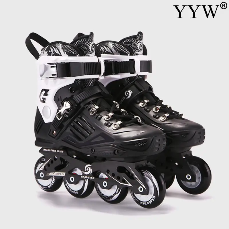 Inline Speed Skates Shoes 4 Wheels Roller Skates Sneakers Rollers Women Men Roller Skates For Adults Black Inline Professional
Inline Speed Skates Shoes 4 Wheels Roller Skates Sneakers Rollers Women Men Roller Skates For Adults Black Inline Professional
