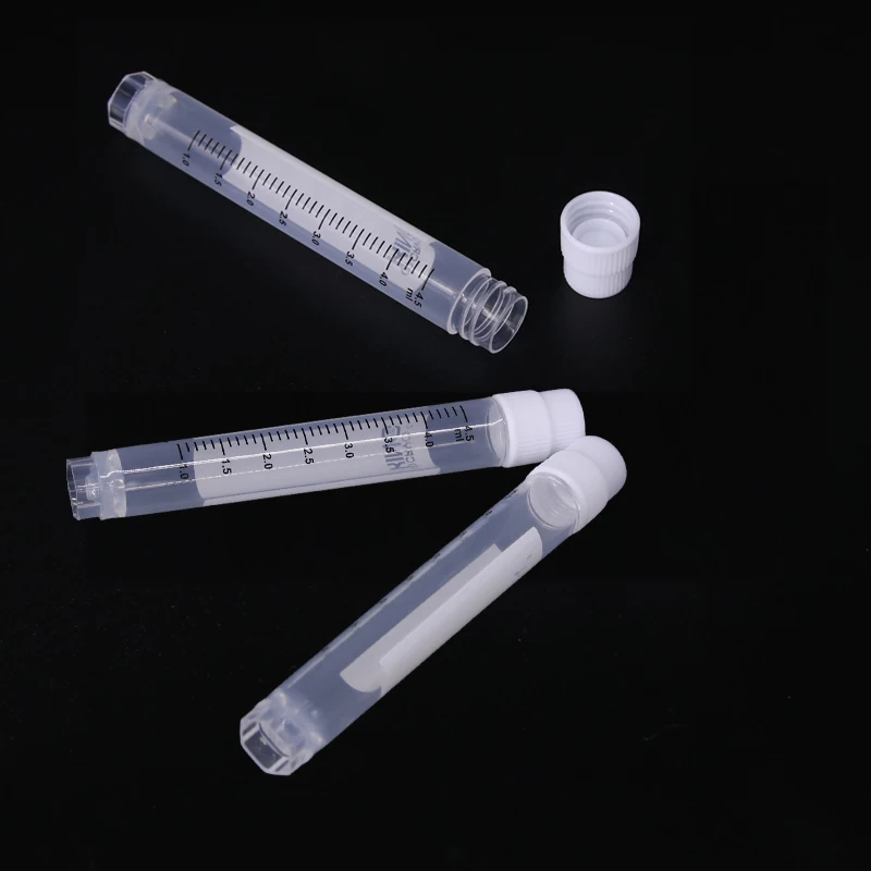 25PCS Cryo Vial tube Gamma sterilization 0.5ml 2ml 5ml Liquid nitrogen Lab tube
25PCS Cryo Vial tube Gamma sterilization 0.5ml 2ml 5ml Liquid nitrogen Lab tube