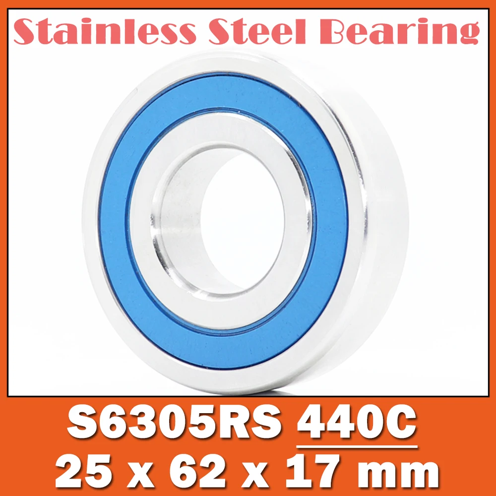 S6305RS подшипник 25*62*17 мм (2 шт.) ABEC-3 440C шарикоподшипники из нержавеющей стали S 6305RS 6305 шарикоподшипник из нержавеющей стали
S6305RS подшипник 25*62*17 мм (2 шт.) ABEC-3 440C шарикоподшипники из нержавеющей стали S 6305RS 6305 шарикоподшипник из нержавеющей стали