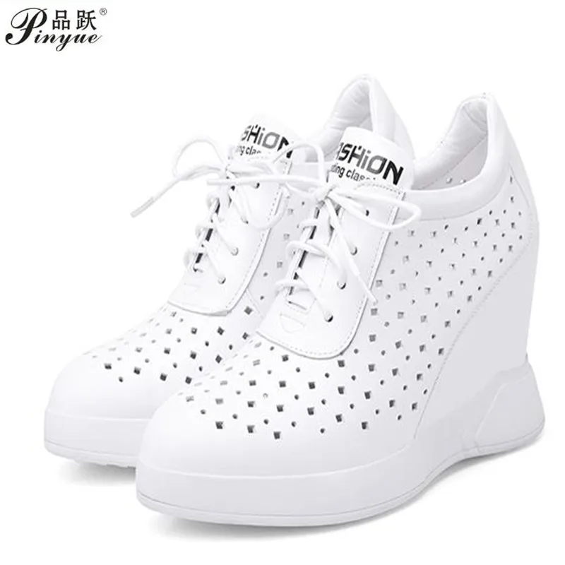 Platform Wedges Walking Pumps Shoes Summer Vulcanized Shoes Women Genuine Leather High Heel Fashion Sneakers Female Round Toe
Platform Wedges Walking Pumps Shoes Summer Vulcanized Shoes Women Genuine Leather High Heel Fashion Sneakers Female Round Toe