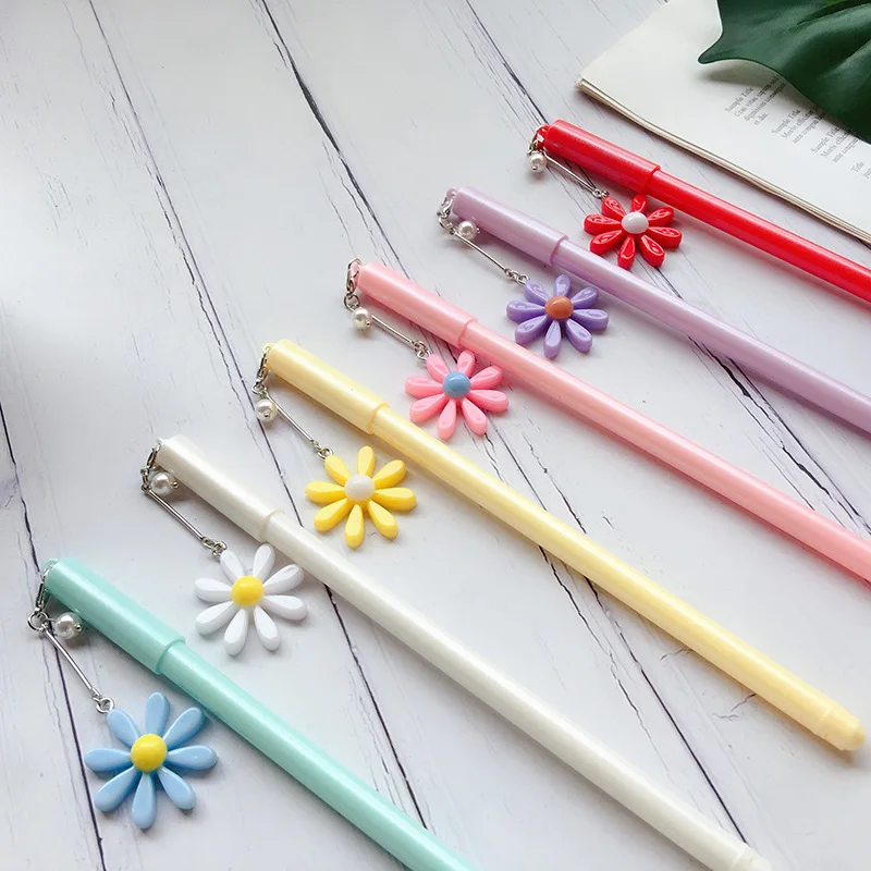 36pcs plastic creative cute little daisy pendant gel pen cartoon little fresh pearlescent quick-drying black pen
36pcs plastic creative cute little daisy pendant gel pen cartoon little fresh pearlescent quick-drying black pen