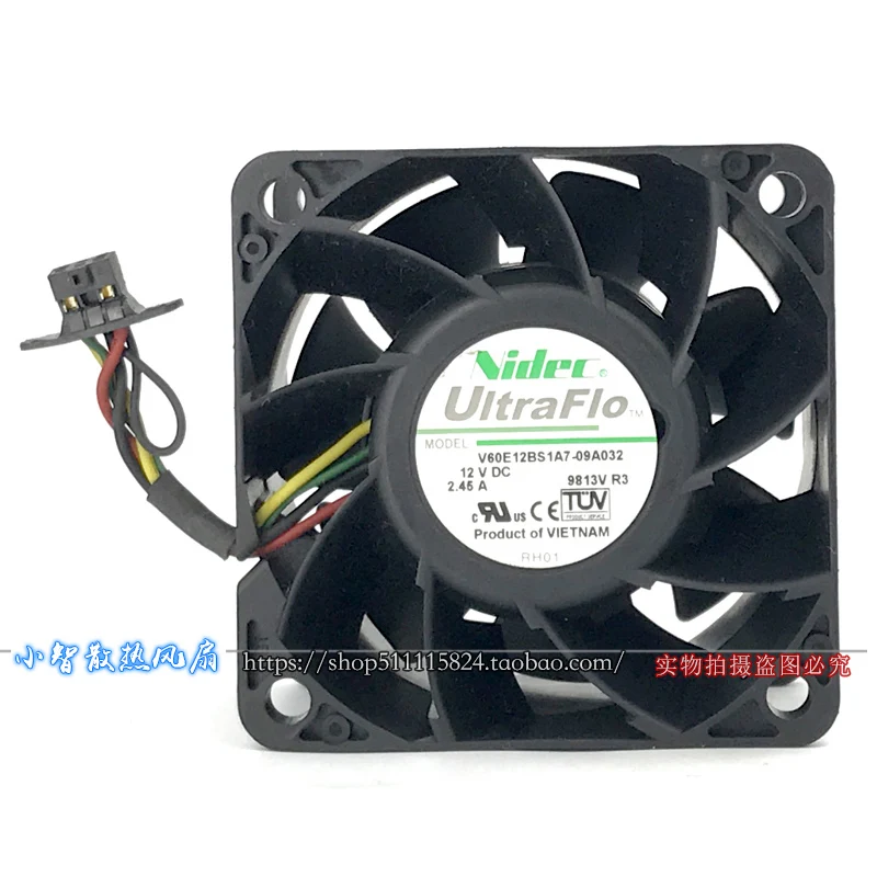 Новый оригинальный V60E12BS1A7-09A032 12V 2.45A 6 см сервера высокий объем воздуха сильный насильственный Вентилятор охлаждения
Новый оригинальный V60E12BS1A7-09A032 12V 2.45A 6 см сервера высокий объем воздуха сильный насильственный Вентилятор охлаждения