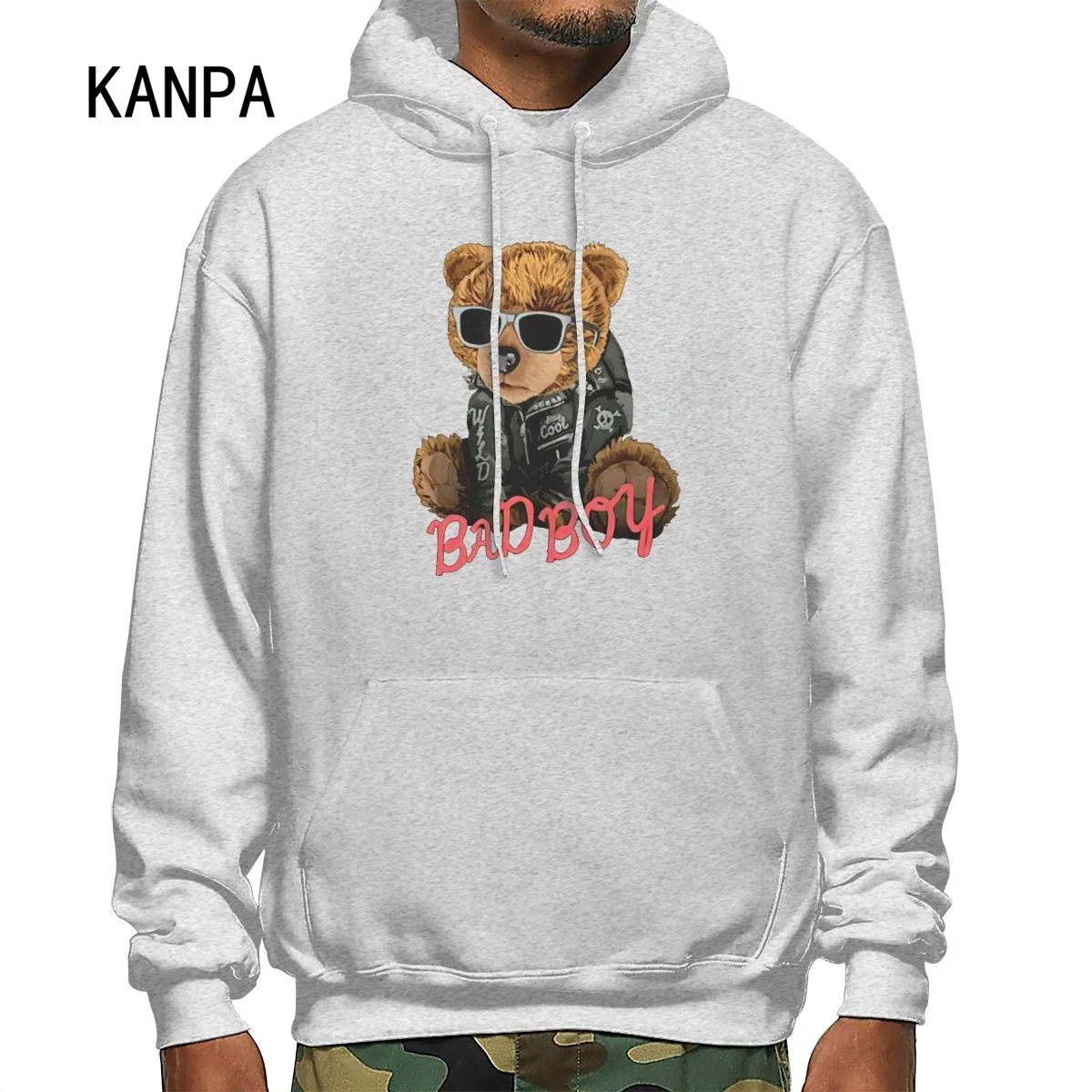 New Fashion 3D Cartoon Bear Print Hoodies Men Skateboard Harajuku Fleece Warm Casual Wear Black Khaki Mens Hoodies Sweatshirts
New Fashion 3D Cartoon Bear Print Hoodies Men Skateboard Harajuku Fleece Warm Casual Wear Black Khaki Mens Hoodies Sweatshirts