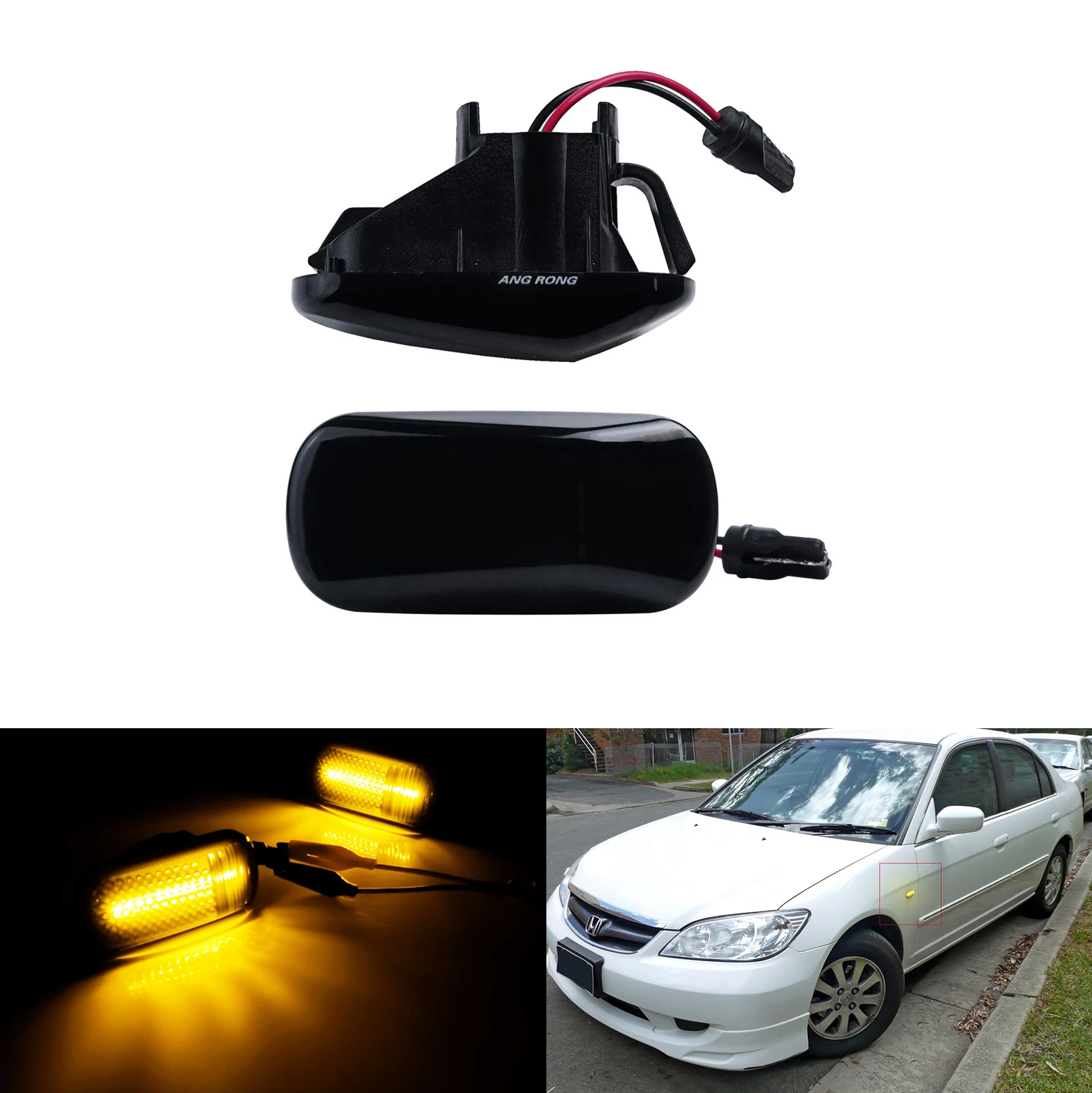 Боковой индикатор, светодиодный ретранслятор, светлый Янтарный для Honda Civic Integra Jazz Stream CR-V
Боковой индикатор, светодиодный ретранслятор, светлый Янтарный для Honda Civic Integra Jazz Stream CR-V