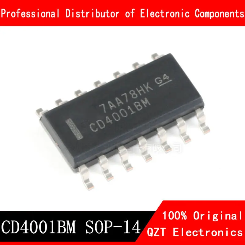 Новый и оригинальный чипсет IC CD4001BM SOP-14 CD4001B CD4001 4001 SOP14 SMD, 10 шт.
Новый и оригинальный чипсет IC CD4001BM SOP-14 CD4001B CD4001 4001 SOP14 SMD, 10 шт.