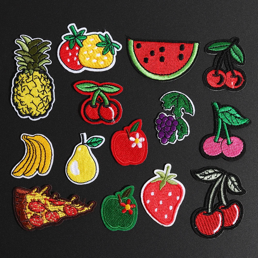 Fruit Embroidery Patch Heat Transfers Iron On Cherry Banana Badge Sew On Patches for Clothing DIY Clothes Sticker Decor Applique
Fruit Embroidery Patch Heat Transfers Iron On Cherry Banana Badge Sew On Patches for Clothing DIY Clothes Sticker Decor Applique