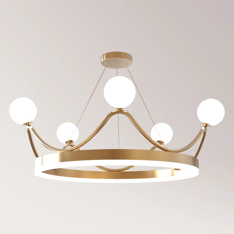 Simple living room chandelier bedroom creative personality crown chandelier ring designer lamps
Simple living room chandelier bedroom creative personality crown chandelier ring designer lamps