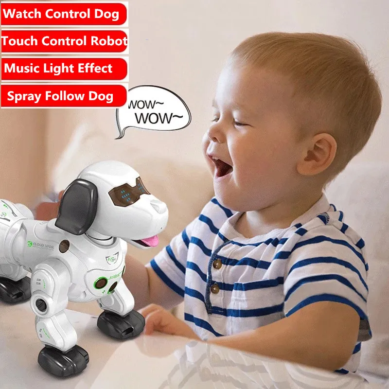 Touch & Watch Control 2-to-1 Smart Robot Dog Can Sing Dance Action Programm Speak Gesture Control RC Pet Dog With Eye Flash Fart
Touch & Watch Control 2-to-1 Smart Robot Dog Can Sing Dance Action Programm Speak Gesture Control RC Pet Dog With Eye Flash Fart