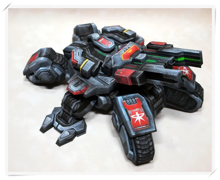 StarCraft 2 Terran Human the Crucio Siege Tank DIY Paper Model 11cm=4" Tall Puzzles Handmade Toy DIY
StarCraft 2 Terran Human the Crucio Siege Tank DIY Paper Model 11cm=4" Tall Puzzles Handmade Toy DIY